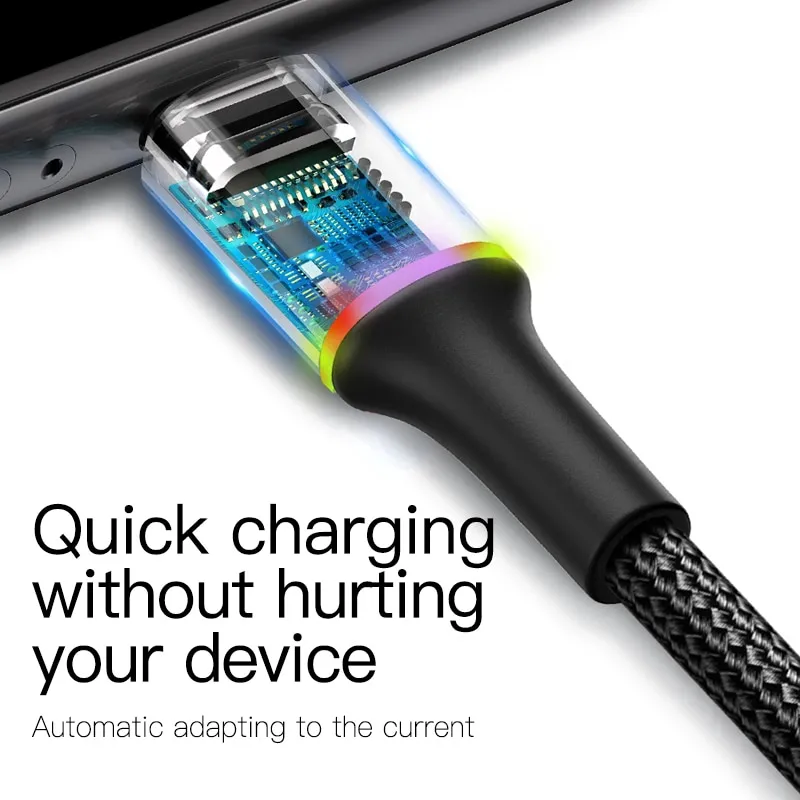 Ảnh Cáp sạc USB Baseus 2.4A Cáp dữ liệu sạc nhanh cho 8 / 7 4