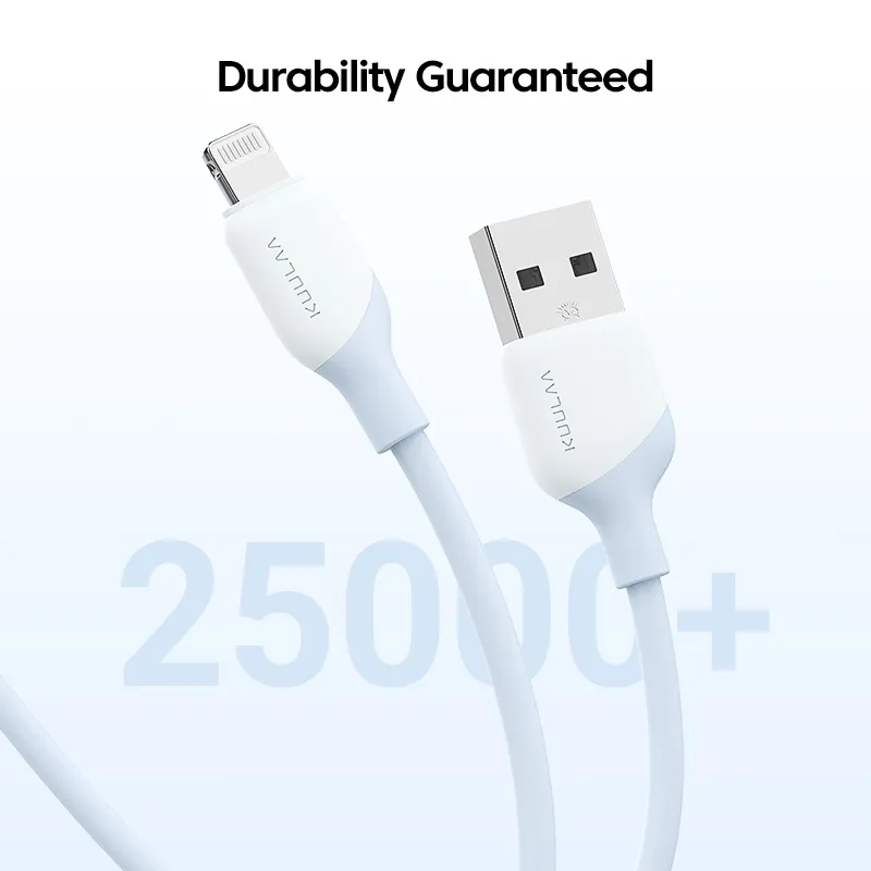 Ảnh Cáp sạc USB KUULAA lightning MFi dài 1 mét thích hợp cho for iPhone 13 12 mini 8 7 6 Plus 5 3