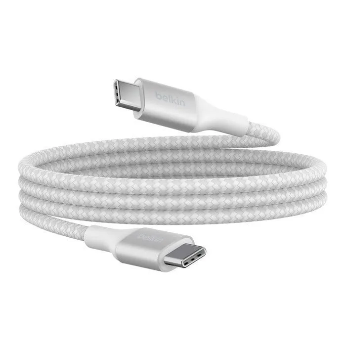Ảnh Cáp USB C - C vỏ dù, công suất 240W, USB-C PD3.1, 2 mét, màu đen Belkin 3