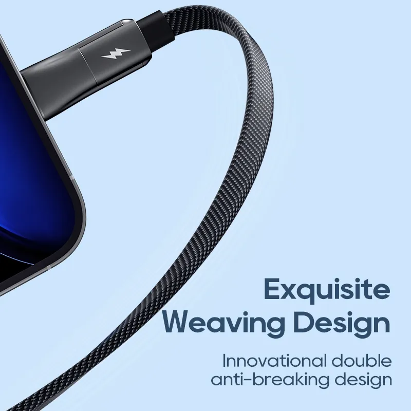 Ảnh Cáp USB C KUULAA Cáp USB-C 4 trong 1 Cáp sạc USB-C 60W có móc và vòng buộc và quản lý cáp Cáp PD loại C thích hợp để sạc nhanh iPhone Androi 2