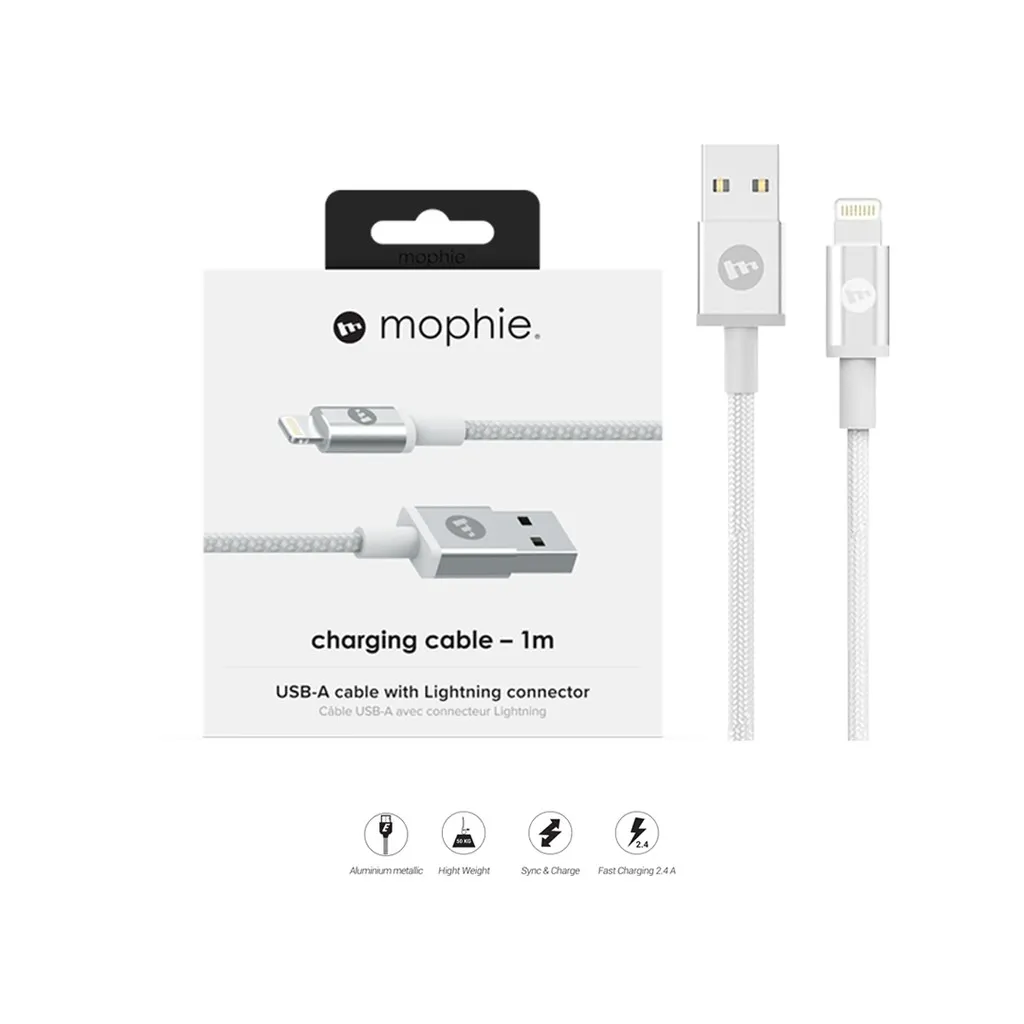 Ảnh Cáp USB-A to Lightning MFi Mophie dài 1m 3