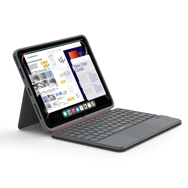 Ảnh Case/ Bao Da Bàn Phím Trackpad Bluetooth Cho ipad WIWU 3in1 Magnetic Keyboard MK-005 2