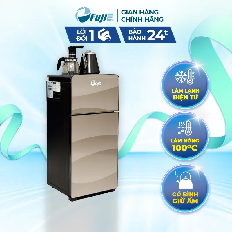 Ảnh Cây nước nóng lạnh bàn trà, bình âm FujiE WD1170E Bảng điều khiển cảm ứng - Hiển thị nhiệt độ nước 1