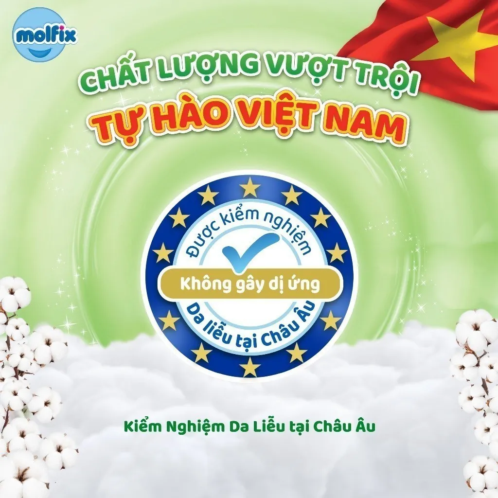Ảnh [CB3 Mega] Combo 6 Tã/bỉm quần Molfix Thiên nhiên Super Jumbo M336/L312/XL276/XXL252 4