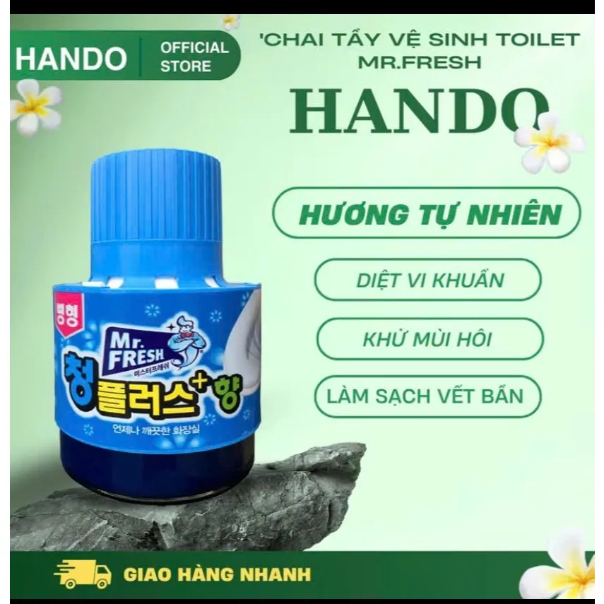 Ảnh Chai thả bồn cầu làm sạch diệt khuẩn Mr.Fresh Hàn Quốc 180g (Hương Hoa Ly) 2
