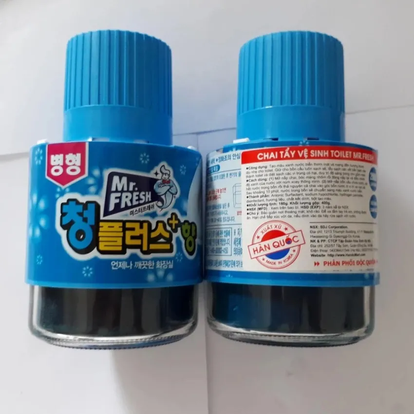 Ảnh Chai thả bồn cầu làm sạch diệt khuẩn Mr.Fresh Hàn Quốc 180g (Hương Hoa Ly) 4