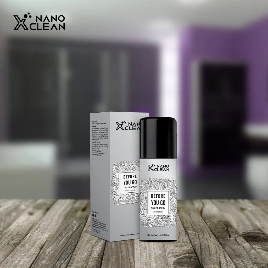 Ảnh CHAI XỊT DIỆT KHUẨN KHỬ MÙI BỒN CẦU TOILET NHÀ VỆ SINH 40ML-NANO XCLEAN TOILET SPRAY- AHT CORP (AHTC) 3