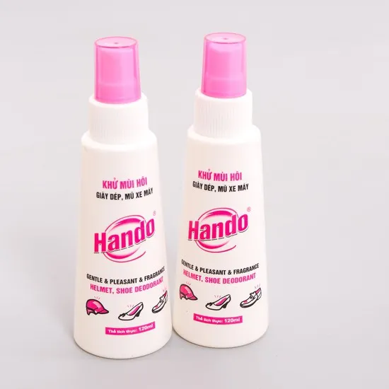 Ảnh Chai xịt khử mùi giày dép, mũ bảo hiểm HANDO...120ml 4