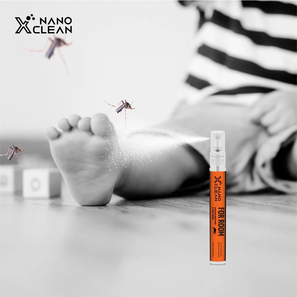 Ảnh CHAI XỊT ĐUỔI MUỖI CÔN TRÙNG GIÚP GIẢM NGỨA DO MUỖI ĐỐT NANO XCLEAN FOR ROOM AHT CORP 10ML 4
