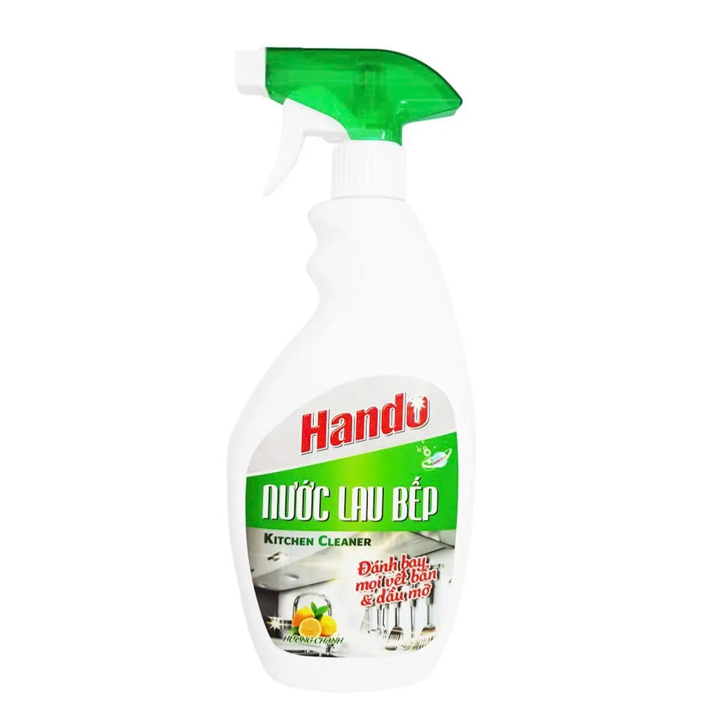 Ảnh Chai xịt vệ sinh dầu mỡ bếp Hando 500ml sạch thơm 3