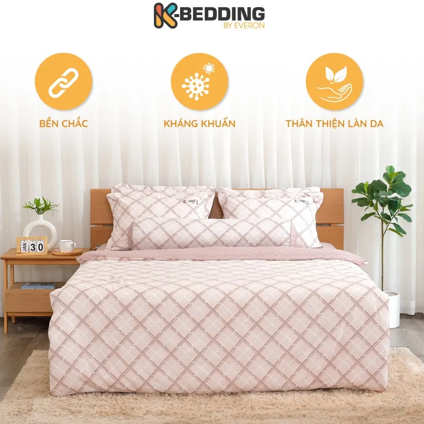 Ảnh Chăn bốn mùa K-Bedding by Everon chất vải Micro Tencel KMTP (180x200 cm) có khóa kéo để lồng ruột chăn 1