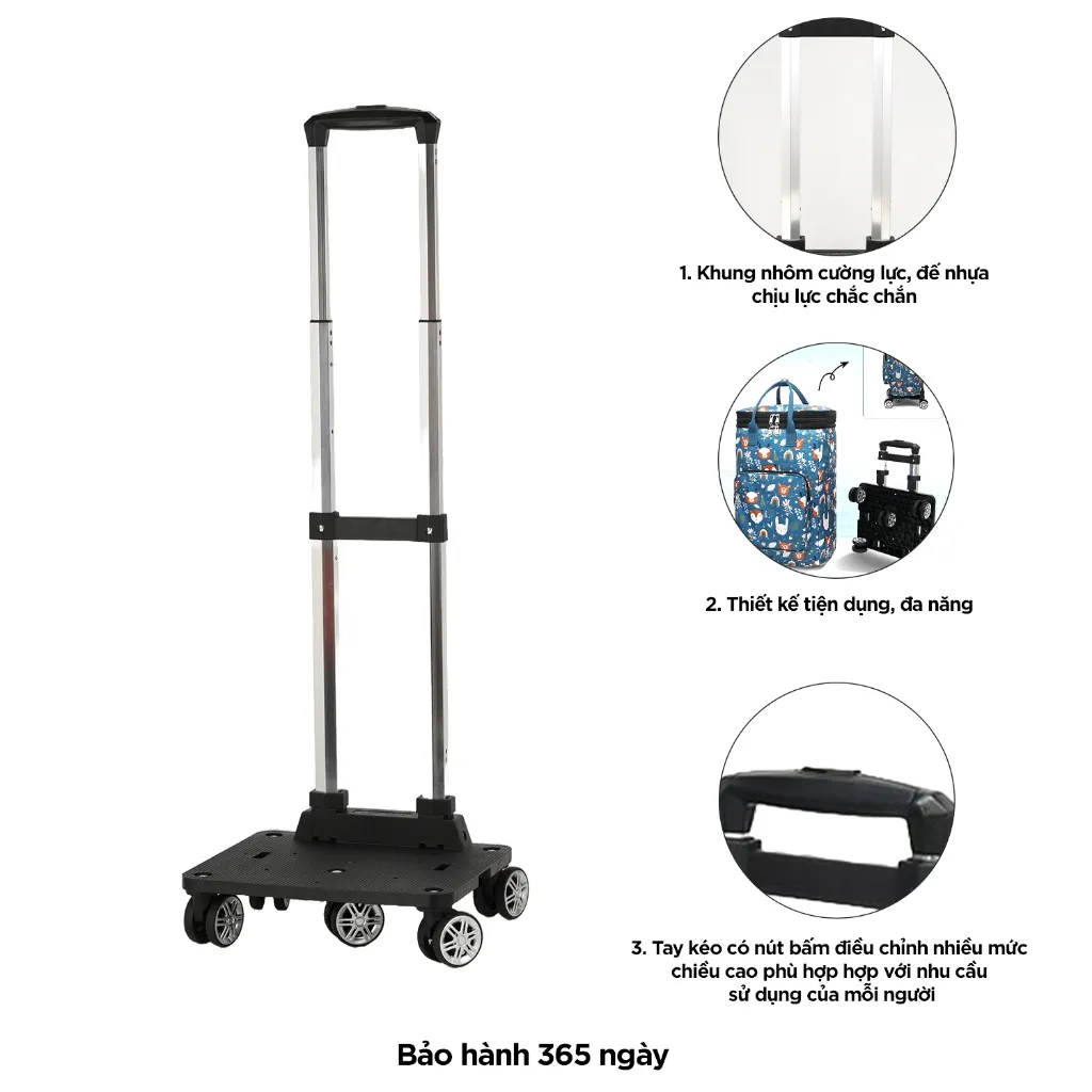 Ảnh Chân kéo vali IDIGO AA0 - 2020 2