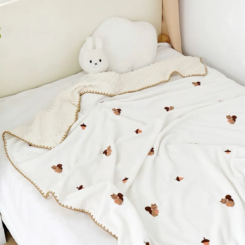Ảnh Chăn nhung sữa BONNY 4 mùa cho trẻ em đắp ôm ngủ (KT: 1m1x95Cm) 3