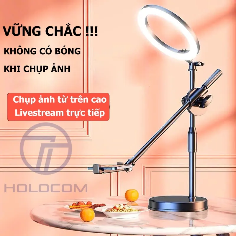 Đánh Giá Chân Quay Điện Thoại Để Bàn G50 HOLOCOM: Quay Video Từ Trên Xuống Chuyên Nghiệp