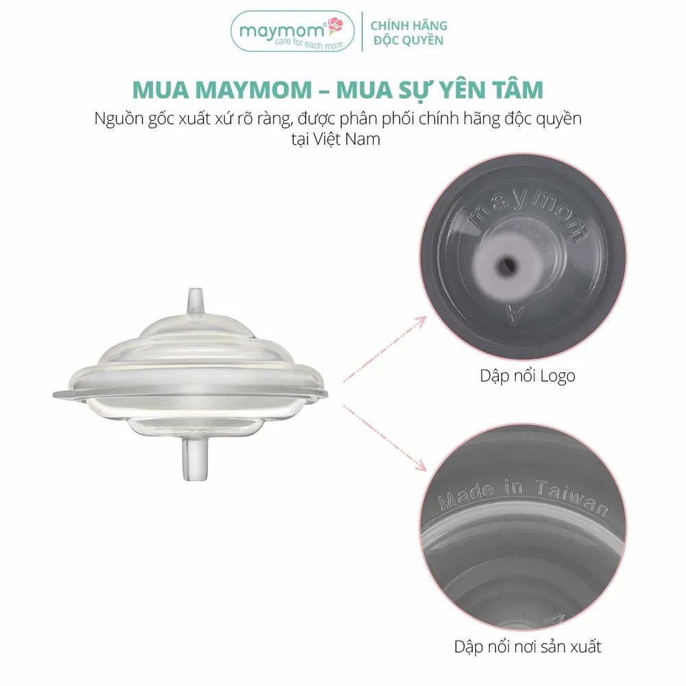 Ảnh Chặn Sữa Spectra Thương Hiệu Maymom, Phụ Kiện Thay Thế Máy Hút Sữa Spectra S1 Plus, S2 Plus, M1, M2, 9S, 9Plus (1 cái) 3