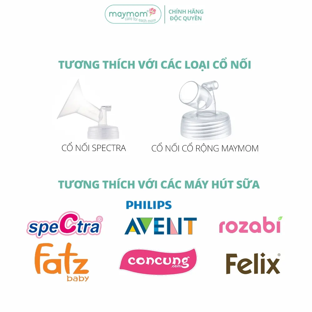 Ảnh Chặn Sữa Spectra Thương Hiệu Maymom, Phụ Kiện Thay Thế Máy Hút Sữa Spectra S1 Plus, S2 Plus, M1, M2, 9S, 9Plus (1 cái) 4