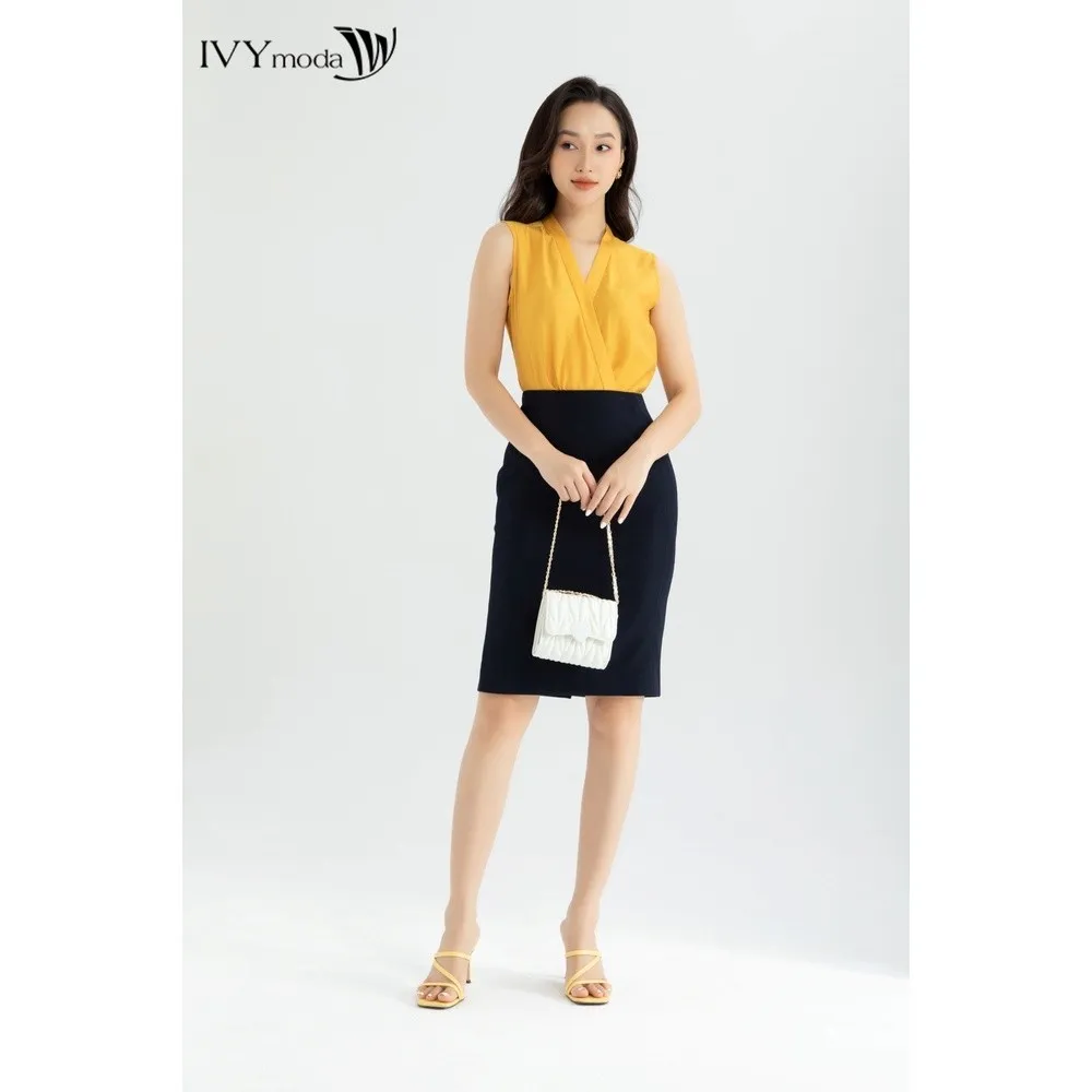 Ảnh Chân váy bút chì 2 lớp IVY moda MS 31P0149 1