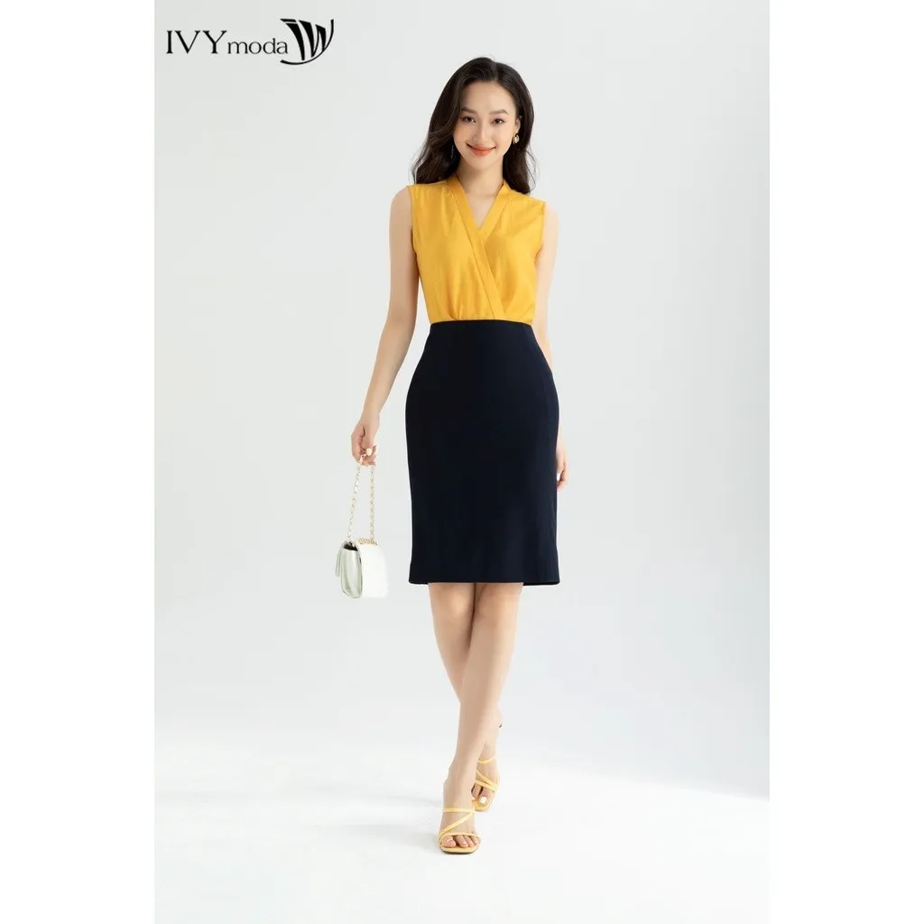 Ảnh Chân váy bút chì 2 lớp IVY moda MS 31P0149 2