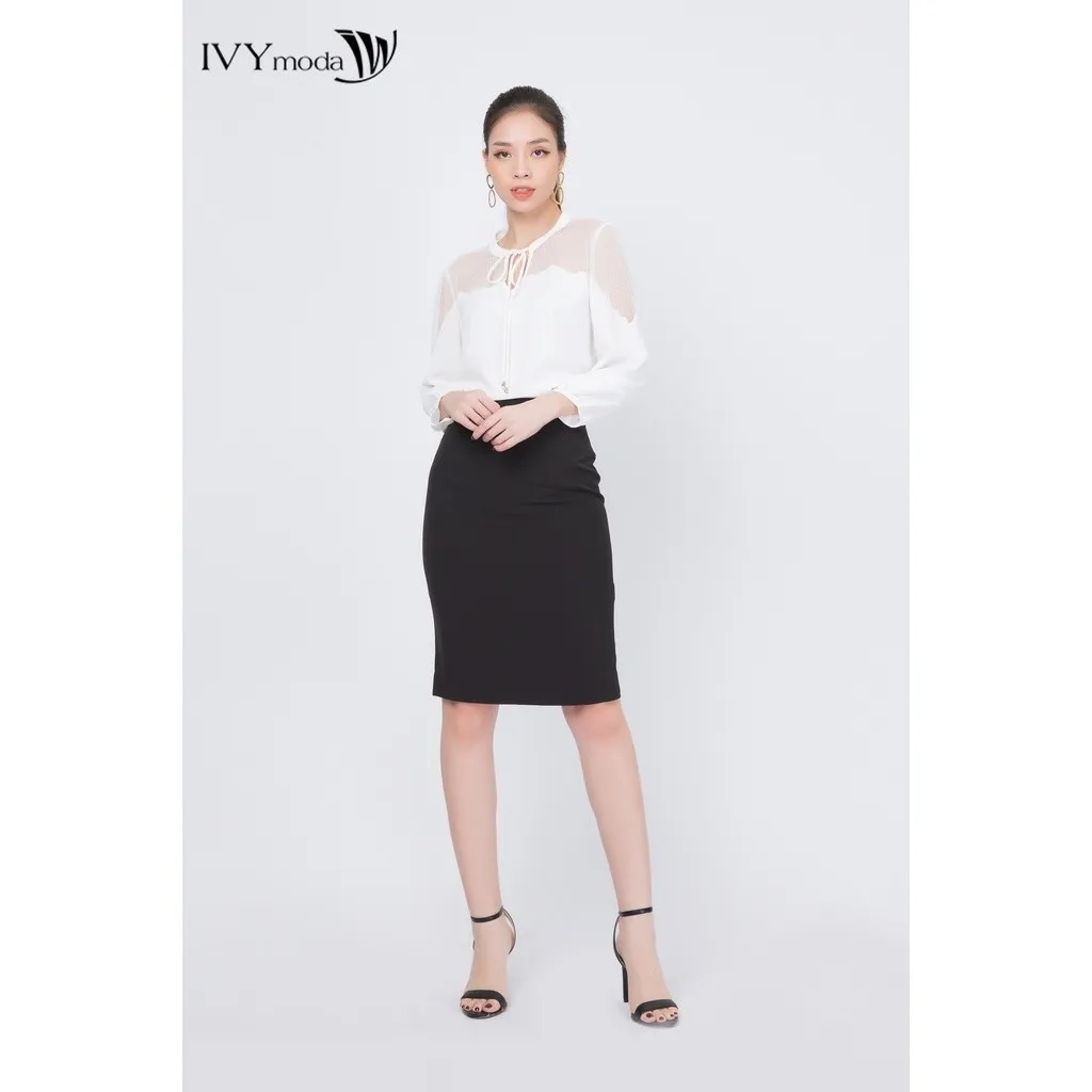 Ảnh Chân váy bút chì 2 lớp IVY moda MS 31P0149 4