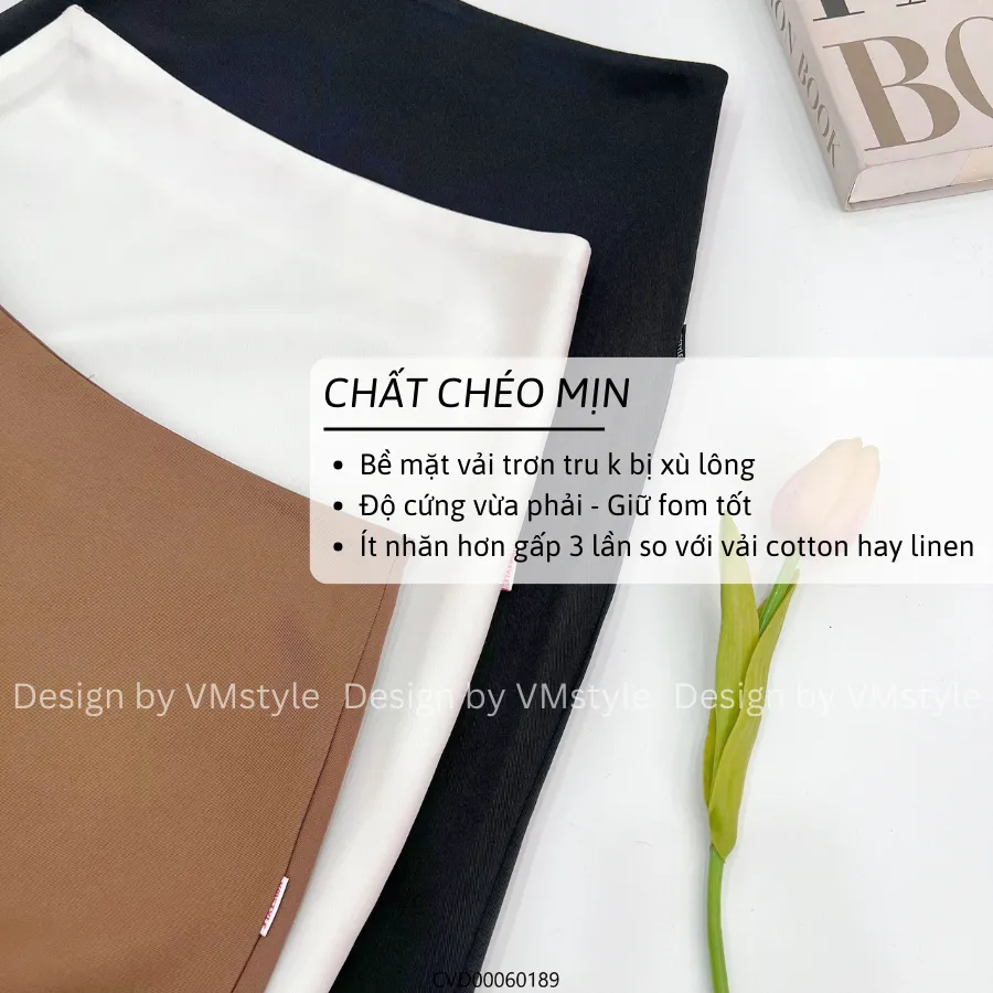 Ảnh Chân váy chữ a dáng dài VM STYLE, chân váy dài xoè trơn basic đi học, đi chơi, đi làm - CVD00060 3
