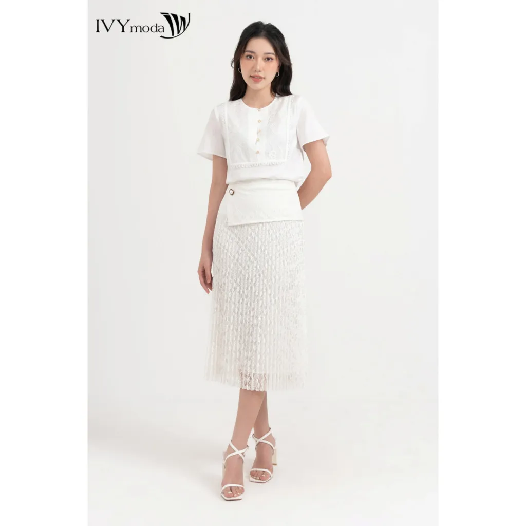 Ảnh Chân váy ren 2 lớp IVY moda MS 31M8308 1