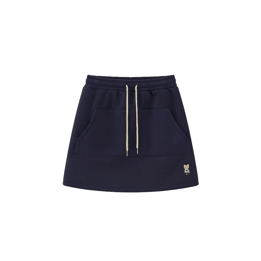 Ảnh Chân váy Teeny Homie Short Skirt Form chữ A  Vải nỉ lông cáo mềm mịn 2