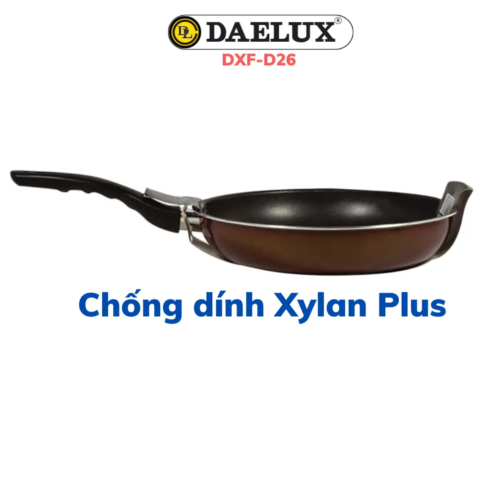 Ảnh Chảo cạn chống dính phủ vân kim cương Daelux 26cm Made in Korea DXF-D26 2