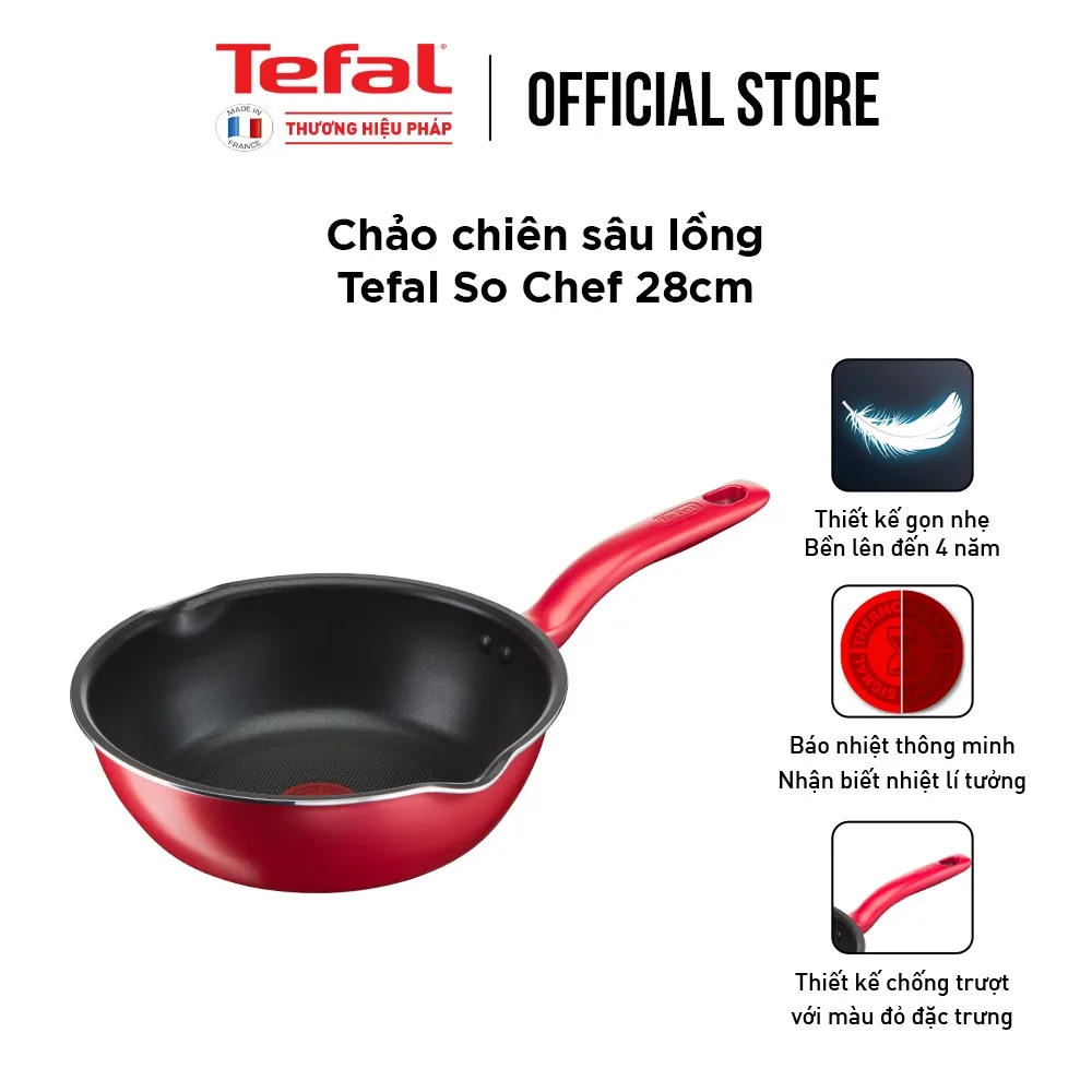 Ảnh Chảo chiên lòng sâu - Tefal So Chef 28cm 1