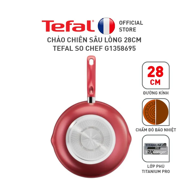 Ảnh Chảo chiên lòng sâu - Tefal So Chef 28cm 4