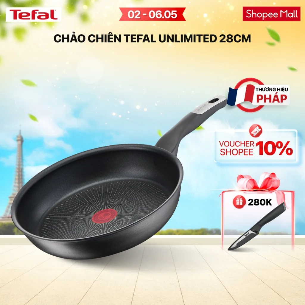 Ảnh Chảo chiên Tefal Unlimited 28cm 1