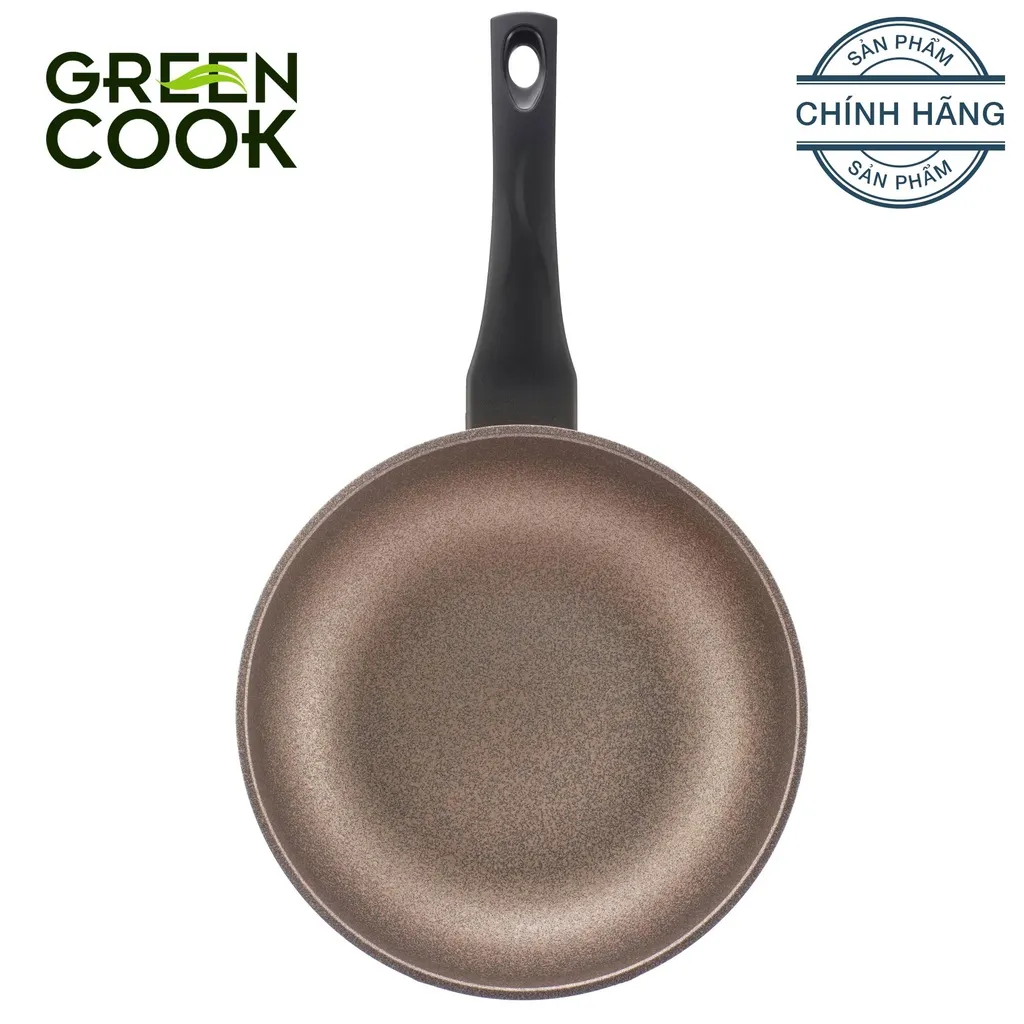 Ảnh Chảo chống dính PFOA free đáy từ Green Cook GCP dùng được tất cả các bếp. 3