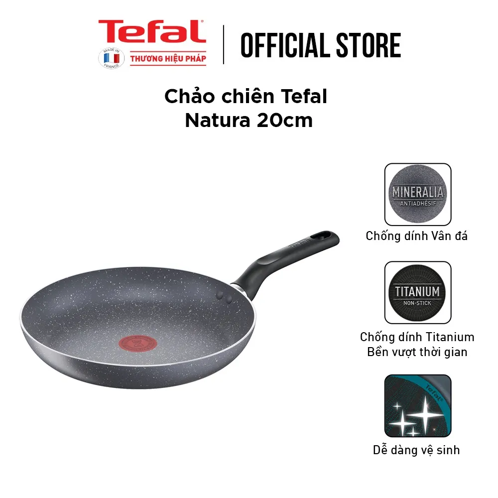 Ảnh Chảo chống dính vân đá Tefal Natura B2260295 20cm 2