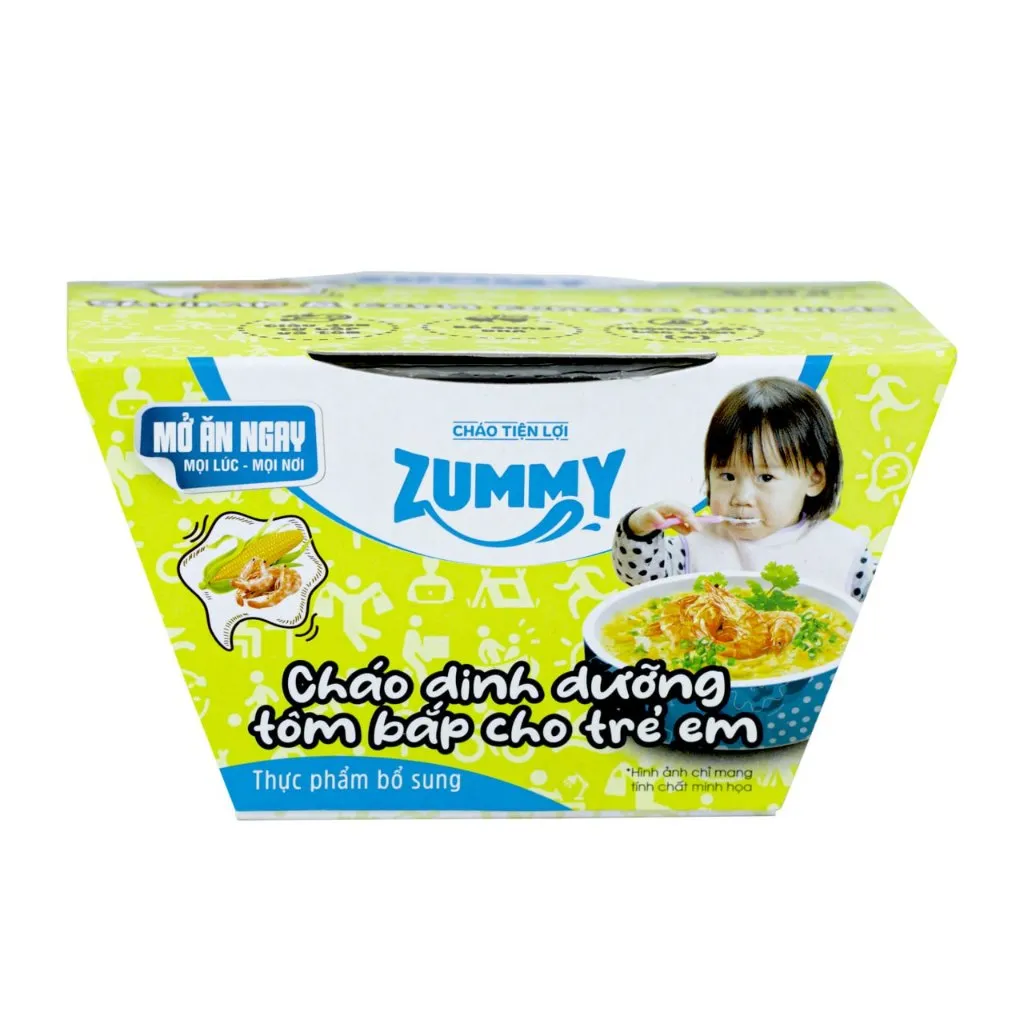 Ảnh Cháo dinh dưỡng ZUMMY Tôm Bắp cho trẻ em - 240 gram/bát đơn 1