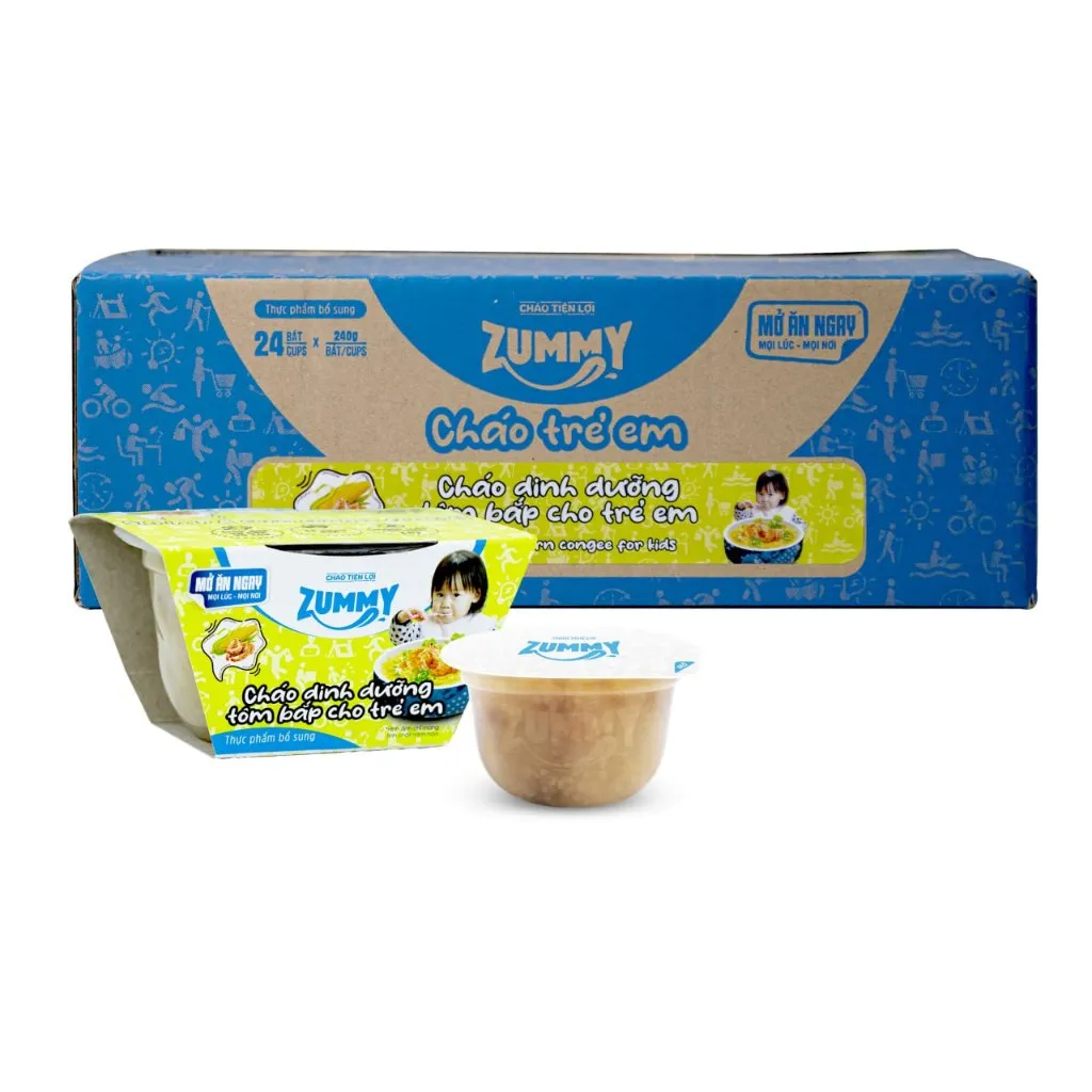 Ảnh Cháo dinh dưỡng ZUMMY Tôm Bắp cho trẻ em - 240 gram/bát đơn 3
