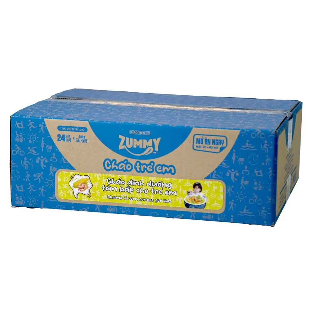 Ảnh Cháo dinh dưỡng ZUMMY Tôm Bắp cho trẻ em - 240 gram/bát đơn 4