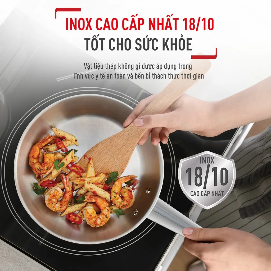 Ảnh Chảo Inox cao cấp Professional Tefal B9210655 / B9210455 3