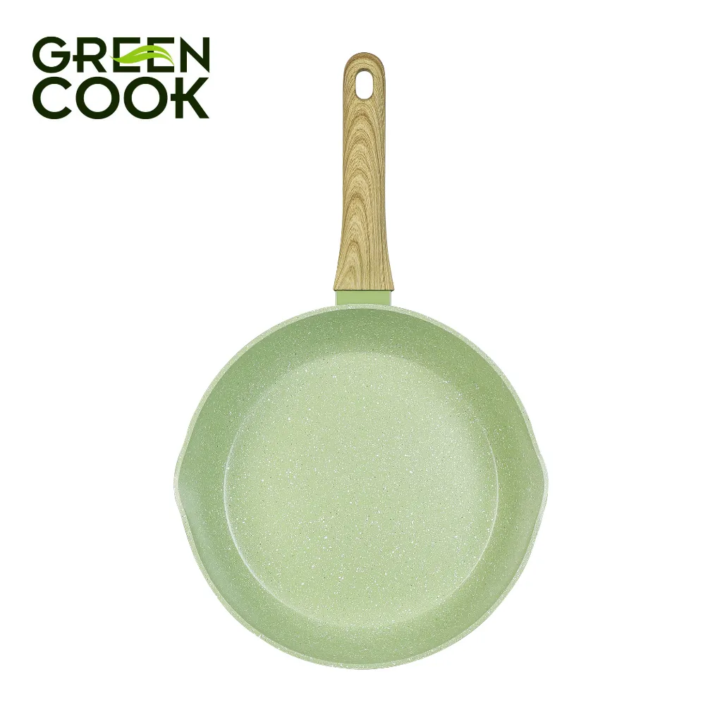 Ảnh Chảo sâu chống dính PFOA free men đá ceramic miệng rót Green Cook GCP231 3