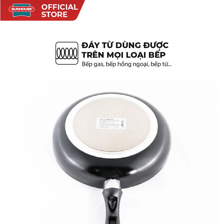 Ảnh Chảo từ Sunhouse Magnetic Pan SHM - Đường kính 22-24-26-30 cm - Hàng chính hãng 4