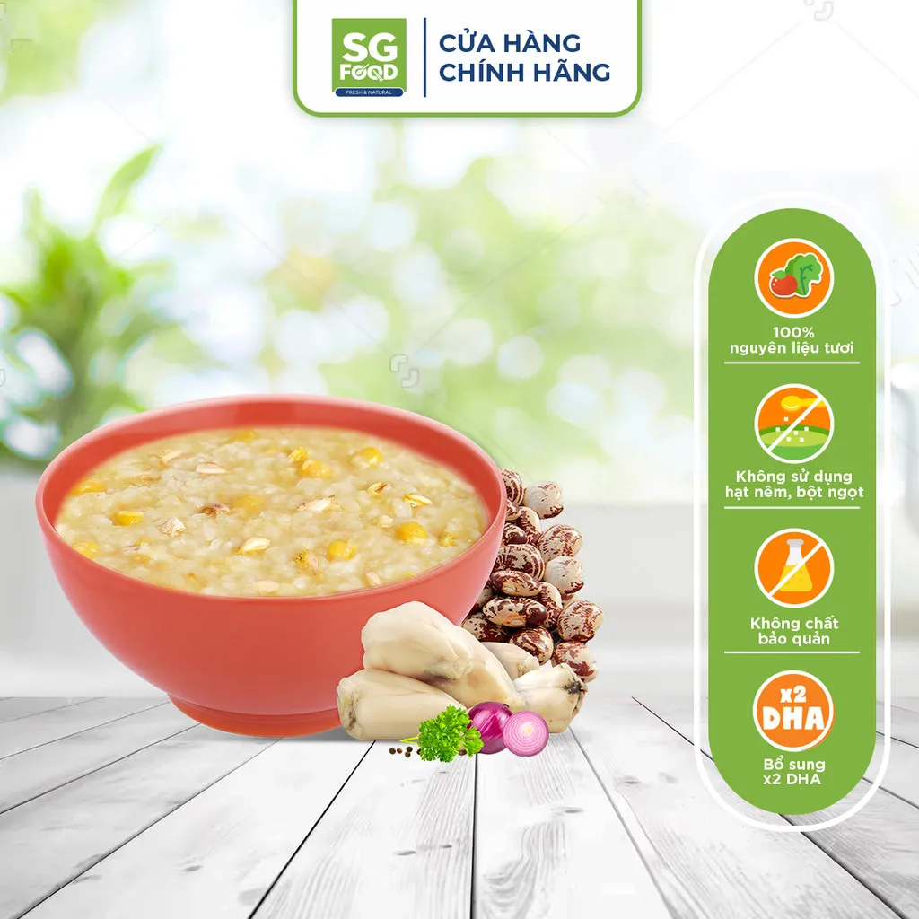 Ảnh Cháo tươi baby ếch đậu ngự 240g SG Food 3