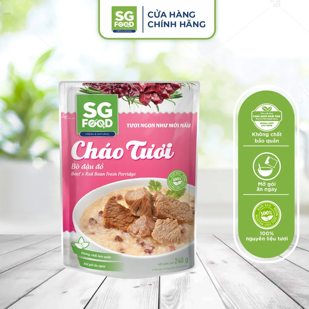 Ảnh Cháo tươi Deli Sài Gòn Food 240g thơm ngon tiện lợi 4