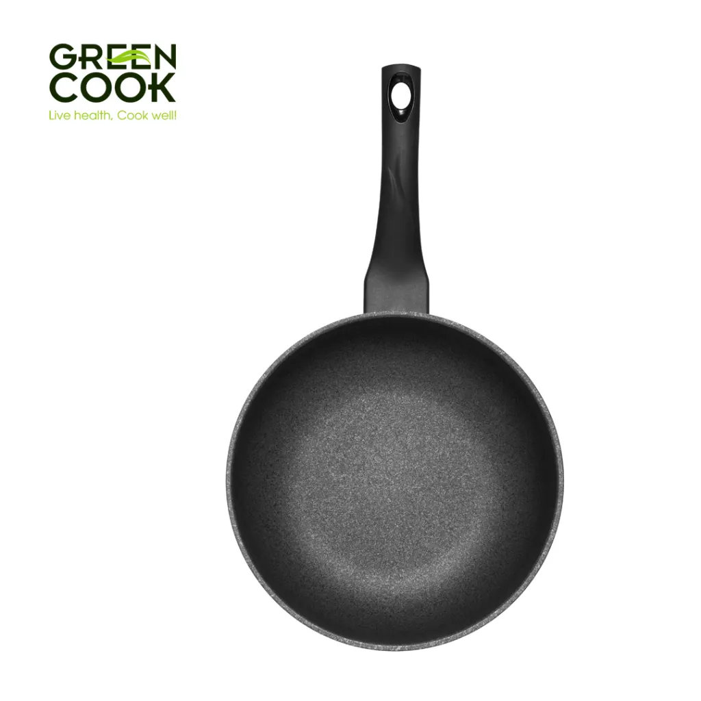 Ảnh Chảo đúc vân đá đáy từ sâu lòng chống dính PFOA free 26cm Green Cook GCP05-26IH 1