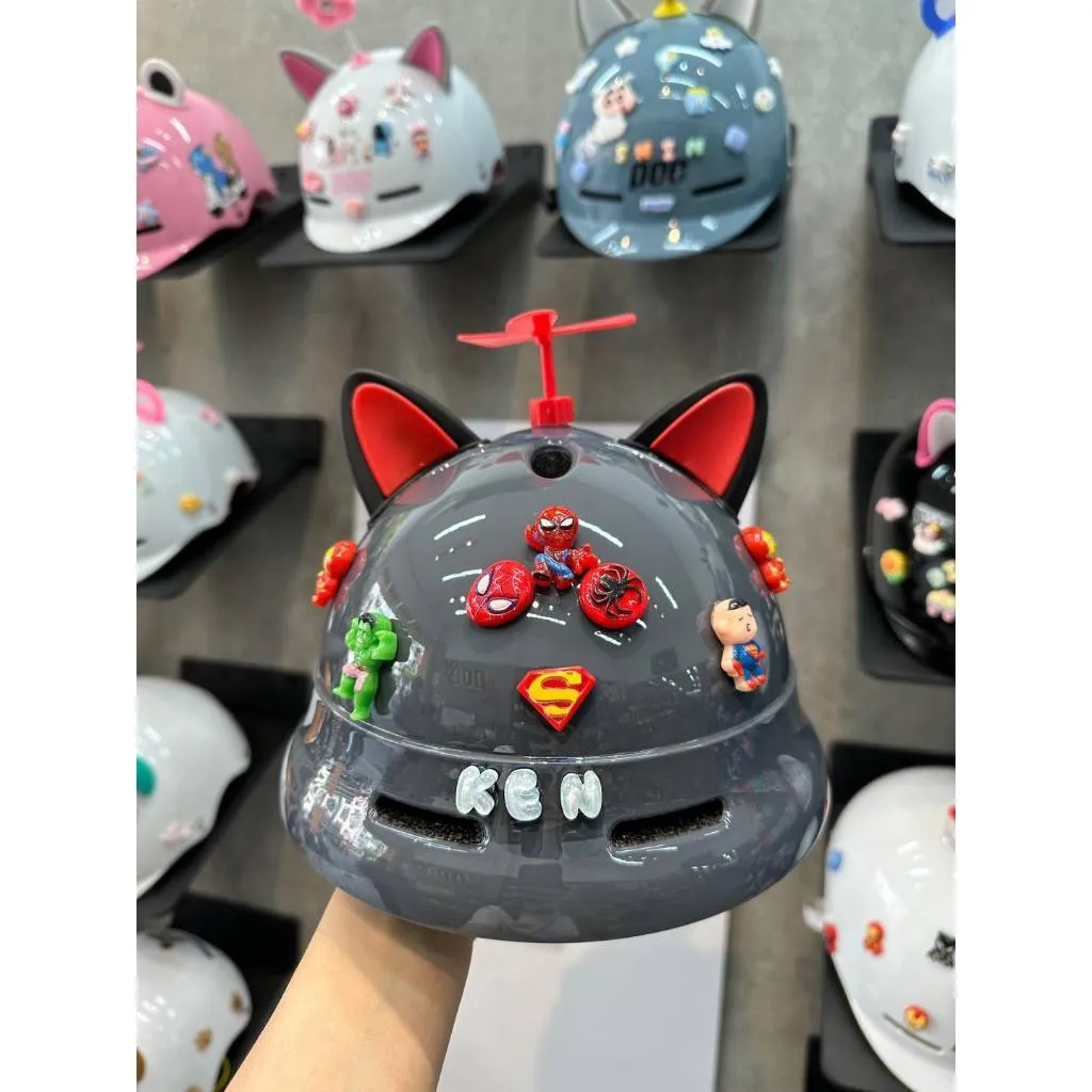 Ảnh Charm Chữ Cái Trang Trí nhiều mầu sắc Mũ Bảo Hiểm, Ốp Lưng , làm đồ DIY, trang trí dép (Kèm Keo Dán) 4