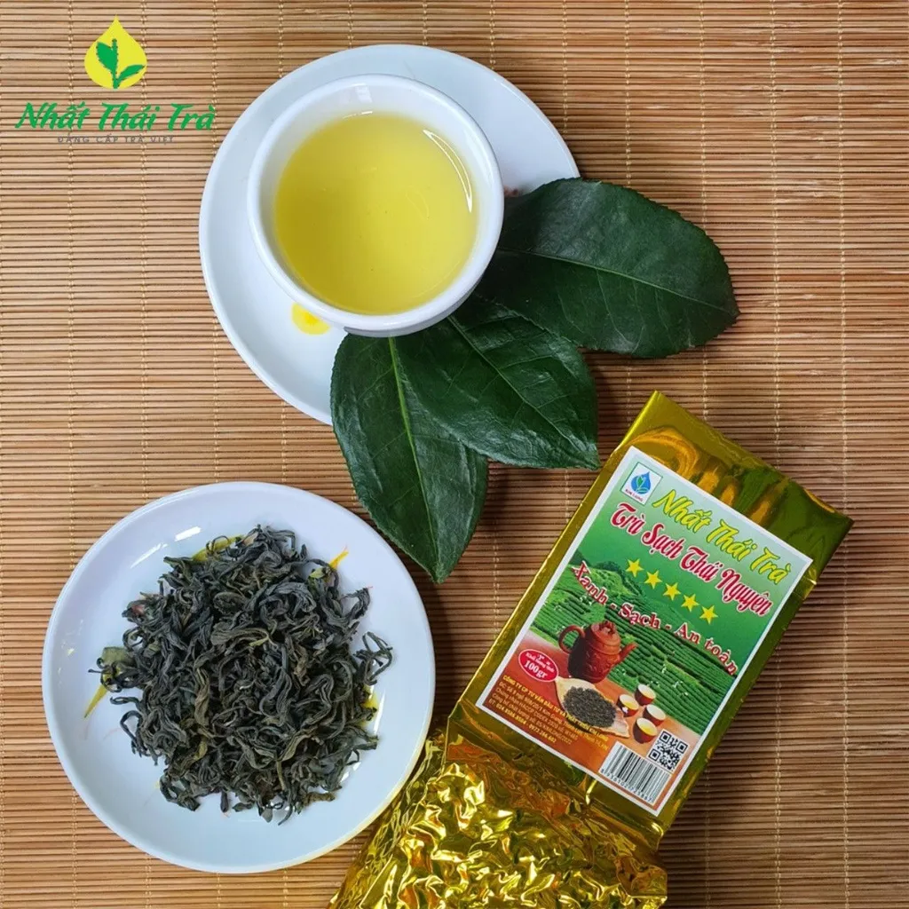 Ảnh Chè Thái Nguyên Nhất Thái Đặc biệt Trà 100gr quà biếu tặng 03 4
