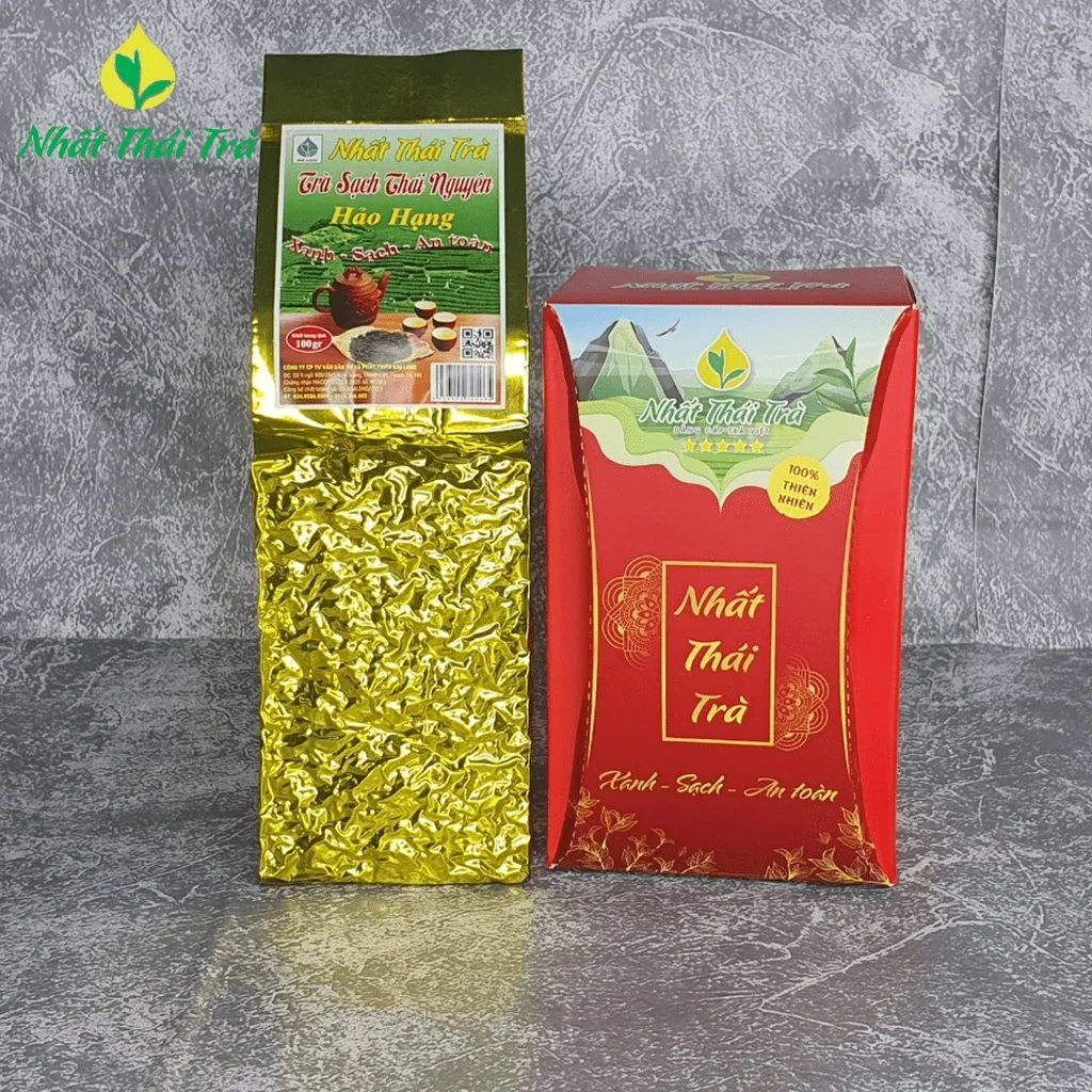 Ảnh Chè Thái Nguyên Nhất Thái Trà 100gr quà tặng đẹp Đ06 2