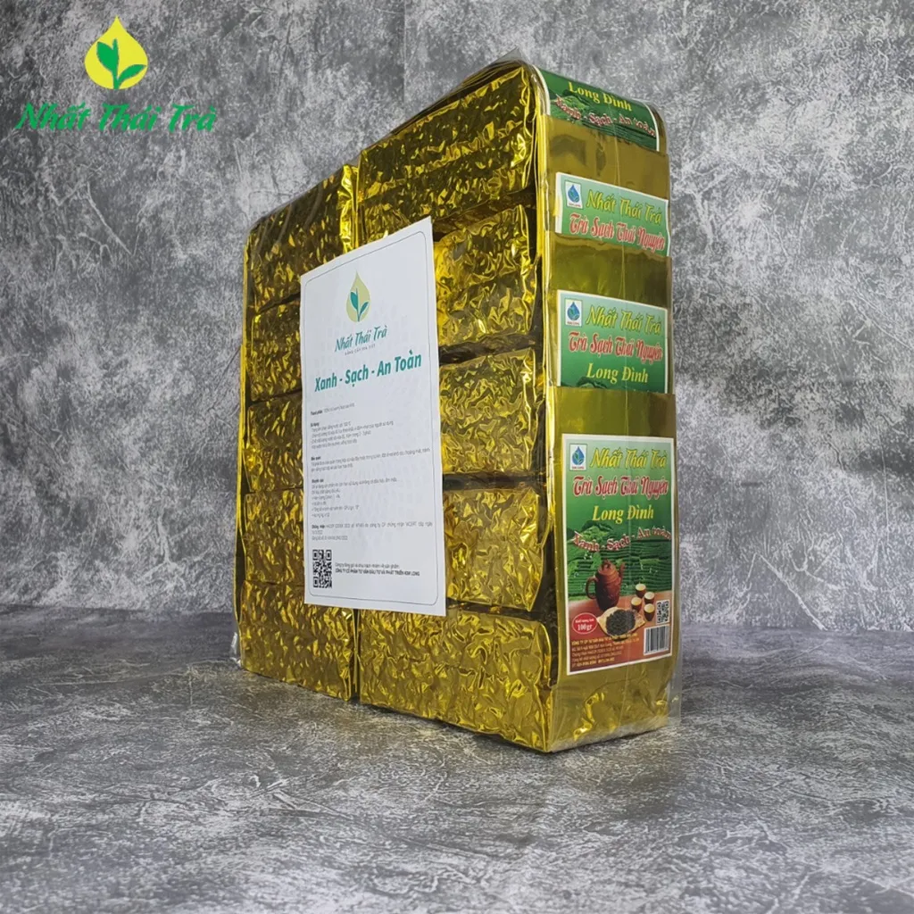 Ảnh Chè Thái Nguyên Nhất Thái Trà Long Đình làm quà tặng lịch sự 1kg H35 1