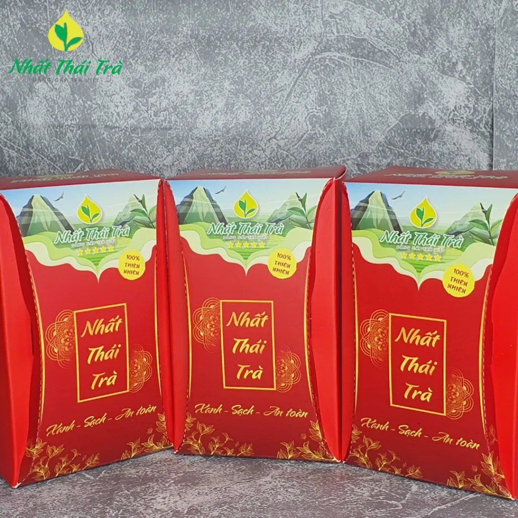 Ảnh Chè Thái Nguyên Nhất Thái Trà 100gr quà tặng đẹp Đ06 3