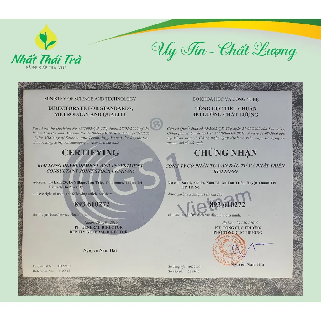 Ảnh Chè Thái Nguyên Nhất Thái Trà 1kg làm quà tặng lịch sự H35 4