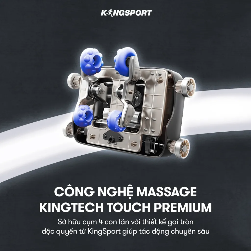 Ảnh CHỈ GIAO MIỀN BẮC I Ghế massage toàn thân cao cấp KINGSPORT DELUXE G97 chế độ massage 3D Ultra, 10 chương trình massage 4