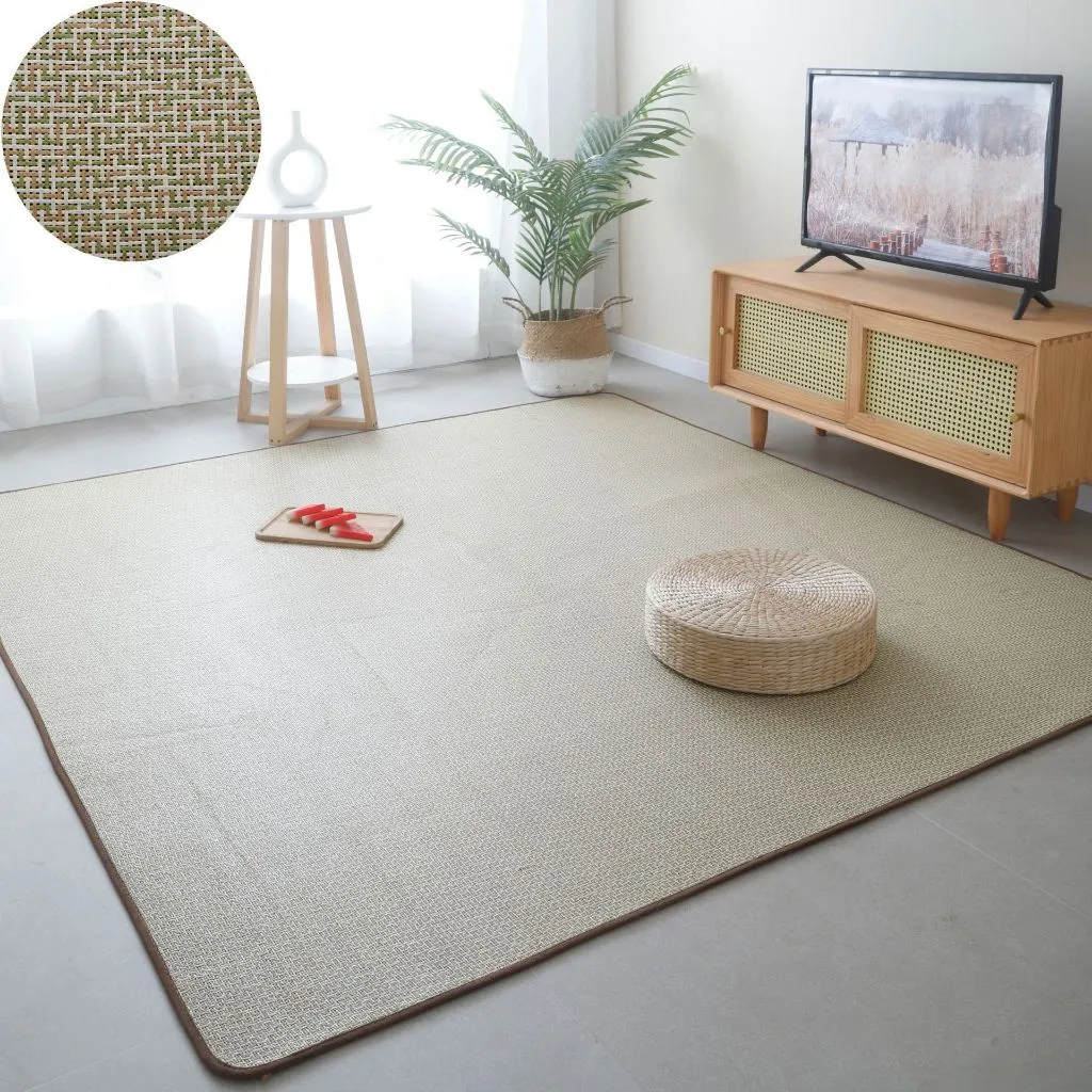 Ảnh Chiếu mây và chiếu tre tự nhiên Thảm mây điều hòa thảm mây đan cao cấp Phong cách tatami Nhật Bản 2
