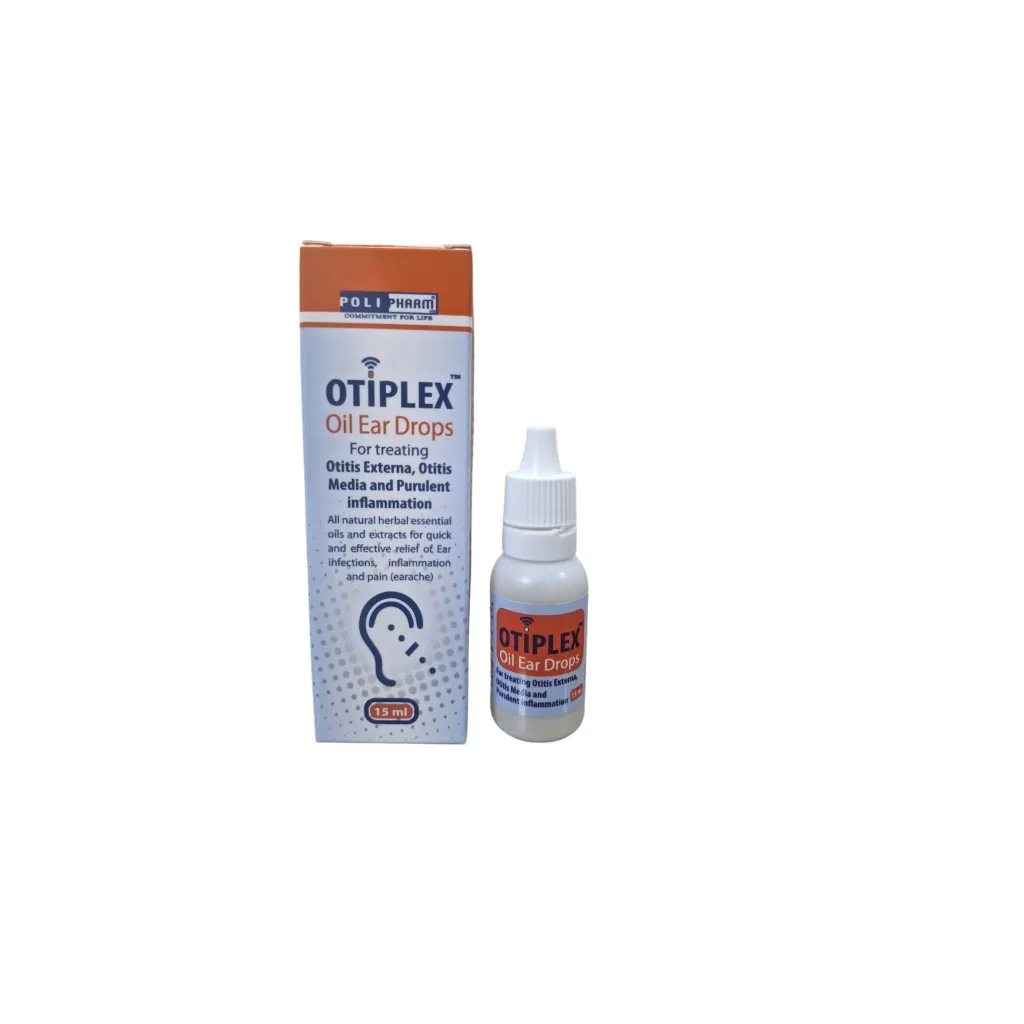 Ảnh Chính hãng Dung dịch nhỏ tai Otiplex nhập khẩu Danpharm Israel, chai 15ml - Polipharm 1